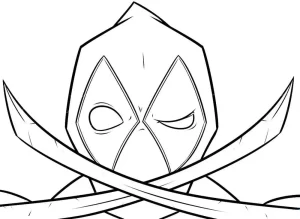 Coloriage Deadpool