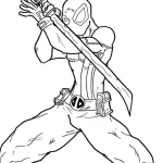 Coloriage Deadpool
