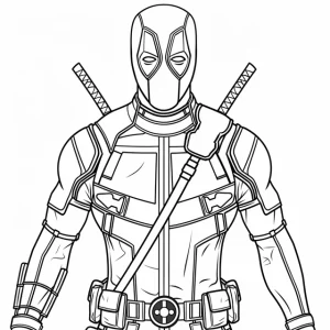 Coloriage Deadpool