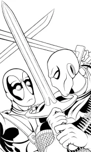 Coloriage Deadpool