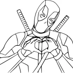 Coloriage Deadpool