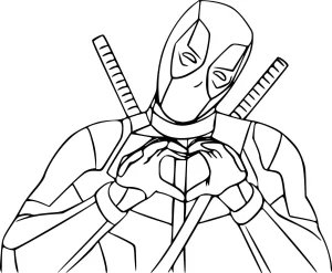 Coloriage Deadpool
