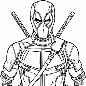 Coloriage Deadpool