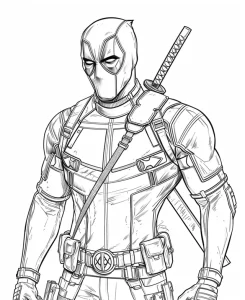 Coloriage Deadpool