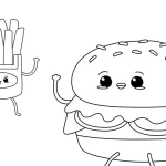 Coloriage Hamburger