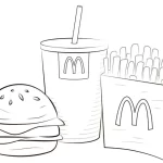 Coloriage Hamburger