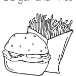 Coloriage Hamburger