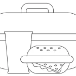 Coloriage Hamburger