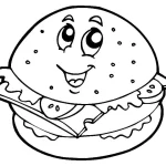 Coloriage Hamburger