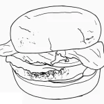 Coloriage Hamburger