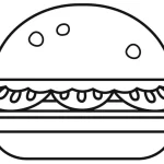 Coloriage Hamburger