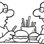 Coloriage Hamburger