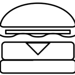 Coloriage Hamburger