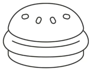 Coloriage Hamburger