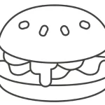 Coloriage Hamburger