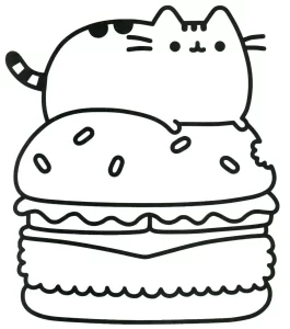 Coloriage Hamburger