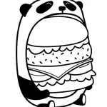 Coloriage Hamburger