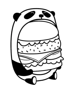 Coloriage Hamburger