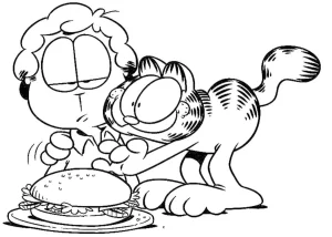 Coloriage Hamburger