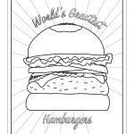 Coloriage Hamburger