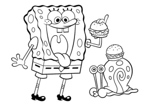 Coloriage Hamburger