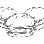 Coloriage Hamburger