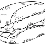 Coloriage Hamburger