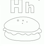 Coloriage Hamburger