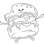 Coloriage Hamburger