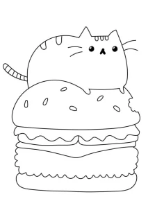 Coloriage Hamburger