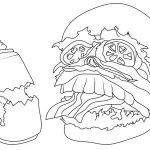 Coloriage Hamburger