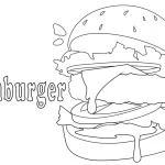 Coloriage Hamburger