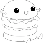 Coloriage Hamburger