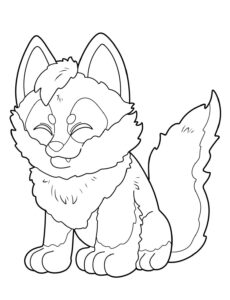 Coloriage Loup