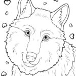 Coloriage Loup