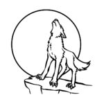 Coloriage Loup