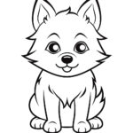 Coloriage Loup