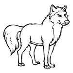 Coloriage Loup