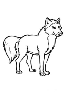Coloriage Loup