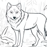 coloriage Loup d