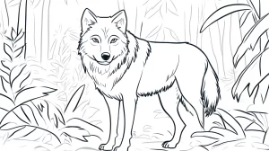 coloriage Loup d