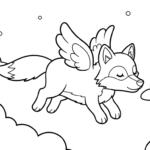 coloriage Loup updated a imprimer gratuitement