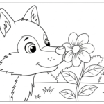 coloriage Loup updated et decoupage a imprimer gratuit