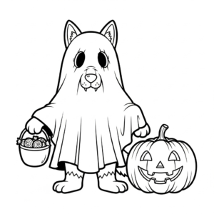 coloriage Loup updated en ligne pour enfant