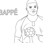 Coloriage Mbappé