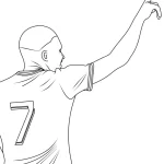 Coloriage Mbappé
