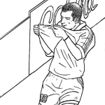 Coloriage Mbappé