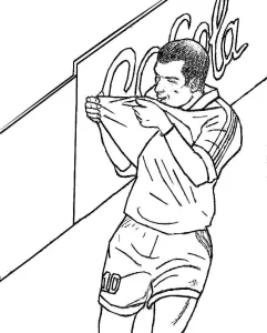 Coloriage Mbappé