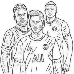 Coloriage Mbappé