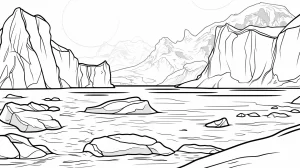 Coloriage Montagnes